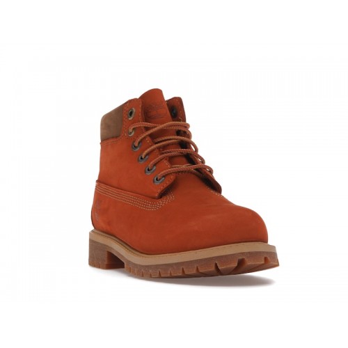 Timberland 6" Premium Boot Burnt Orange (PS) - детская сетка размеров