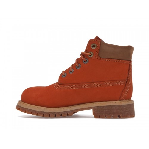 Timberland 6" Premium Boot Burnt Orange (PS) - детская сетка размеров