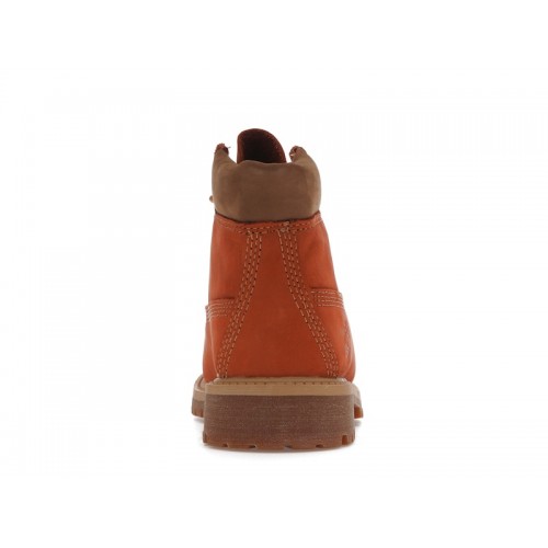 Timberland 6" Premium Boot Burnt Orange (PS) - детская сетка размеров