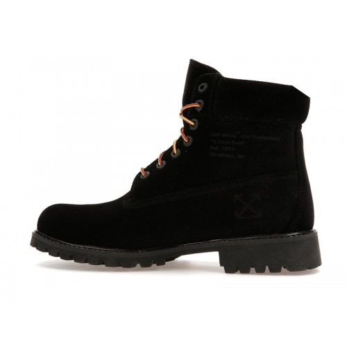 Timberland 6" Boot x OFF WHITE Velvet Black - мужская сетка размеров