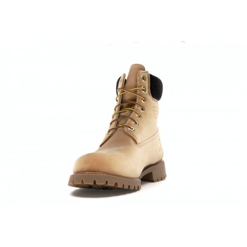 Timberland 6" Boot Off White Wheat Velvet - мужская сетка размеров