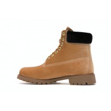 Timberland 6" Boot Off White Wheat Velvet