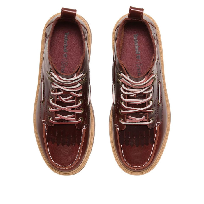 Timberland Stone Street Mid 7-Eye Platform Kiltie Boot Root Beer Full-Grain (W) - женская сетка размеров Timberland Stone Street Mid 7-Eye Platform Kiltie Boot Root Beer Full-Grain (W) - женская сетка размеров