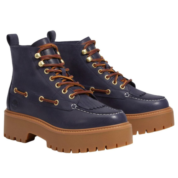 Timberland Stone Street Mid 7-Eye Platform Kiltie Boot Dark Blue Full-Grain (W) - женская сетка размеров Timberland Stone Street Mid 7-Eye Platform Kiltie Boot Dark Blue Full-Grain (W) - женская сетка размеров