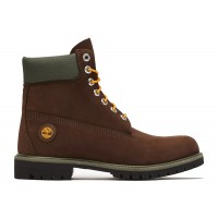 Timberland 6 Premium Waterproof Boot Dark Brown Green