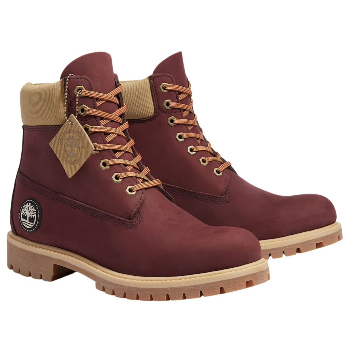 Timberland 6 Inch Premium Waterproof Boot Burgundy Beige - мужская сетка размеров Timberland 6 Inch Premium Waterproof Boot Burgundy Beige - мужская сетка размеров