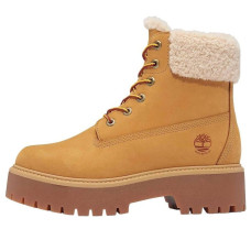 Женские Timberland Stone Street Warm-Lined Waterproof Platform Boot Wheat Nubuck
