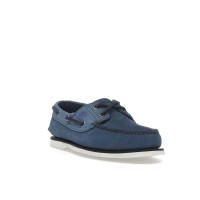 Timberland 2-Eye Classic Boat Shoe Dark Blue Nubuck