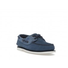 Timberland 2-Eye Classic Boat Shoe Dark Blue Nubuck