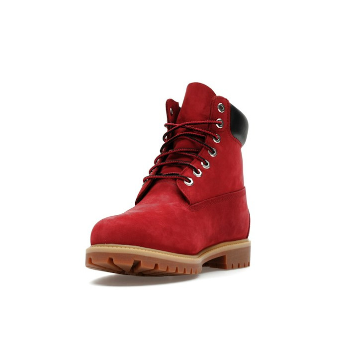Timberland 6 Inch Premium Waterproof Boot Dark Red Nubuck - мужская сетка размеров Timberland 6 Inch Premium Waterproof Boot Dark Red Nubuck - мужская сетка размеров