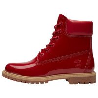 Женские Timberland 6 Premium Waterproof Boot Patent Medium Red (W)