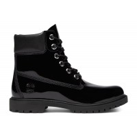 Женские Timberland 6 Premium Waterproof Boot Patent Black (W)
