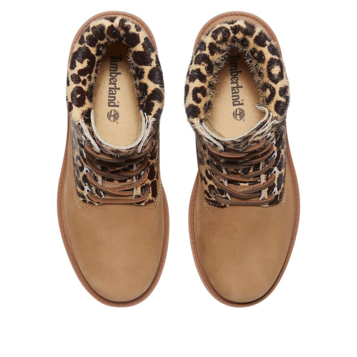 Timberland 6 Premium Boot Leopard Print Beige Nubuck (W) - женская сетка размеров Timberland 6 Premium Boot Leopard Print Beige Nubuck (W) - женская сетка размеров