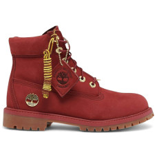 Подростковые Timberland 6 Premium Waterproof Boot Burgundy Nubuck (GS)