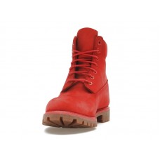 Timberland 6 Premium Waterproof Boot 50th Anniversary Medium Red Nubuck