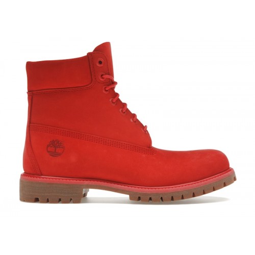 Timberland 6 Premium Waterproof Boot 50th Anniversary Medium Red Nubuck - мужская сетка размеров