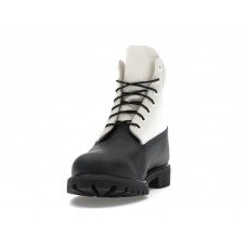 Timberland 6 Ski School Premium Waterproof Boot Black Helcor Leather White