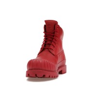 Женские Timberland 6" Boot Premium Bee Line Rubber Toe WP Red Nubuck (W)