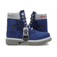 Timberland PRO 6 Soft Toe Work Boot Pabst Blue Ribbon Blue Nubuck