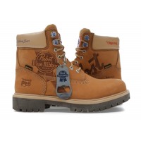 Timberland PRO 6 Soft Toe Work Boot Pabst Blue Ribbon Wheat Nubuck