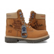 Timberland PRO 6 Soft Toe Work Boot Pabst Blue Ribbon Wheat Nubuck
