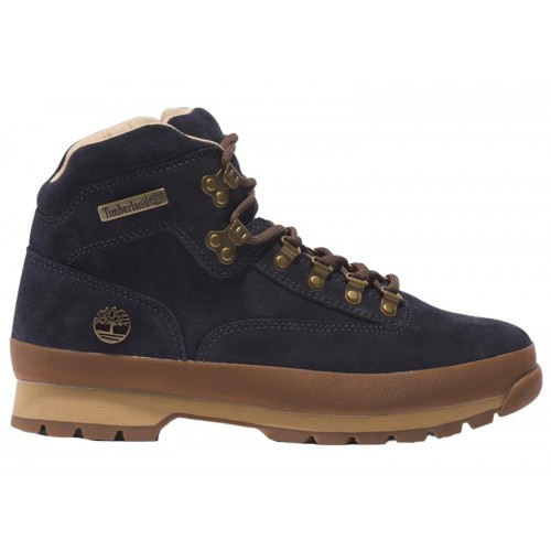 Timberland Euro Hiker Mid Lace Up Dark Blue Suede - мужская сетка размеров