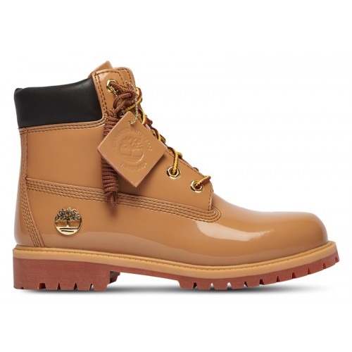 Timberland 6 Premium Waterproof Patent Boots Finch Wheat (GS) - подростковая сетка размеров