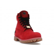 Timberland 6 Premium Waterproof Boot Medium Red Black