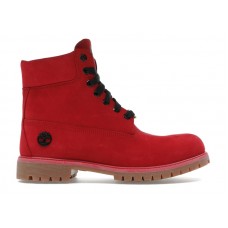 Timberland 6 Premium Waterproof Boot Medium Red Black