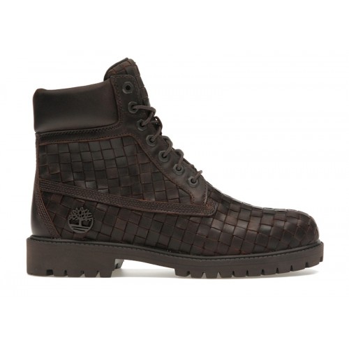 Timberland 6 Premium Boot Woven Dark Brown - мужская сетка размеров