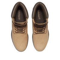 Timberland 6 Premium Waterproof Boot Beige Nubuck Dark Brown