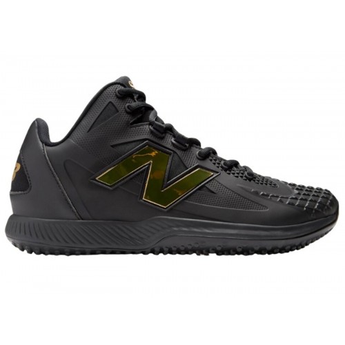 Кроссы New Balance Ohtani 1 TF Black Metallic Gold - мужская сетка размеров