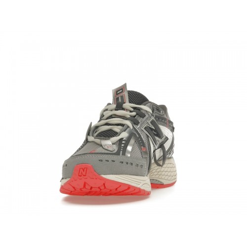 Кроссы New Balance 1906A Slate Grey Drift Red - мужская сетка размеров