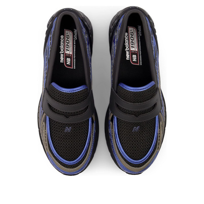New Balance 1906L Black Metallic Blue - мужская сетка размеров New Balance 1906L Black Metallic Blue - мужская сетка размеров
