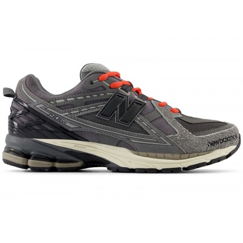 Кроссы New Balance 1906U Grey Red - мужская сетка размеров