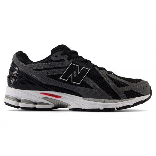 Кроссы New Balance 1906R Black Team Red Castlerock - мужская сетка размеров