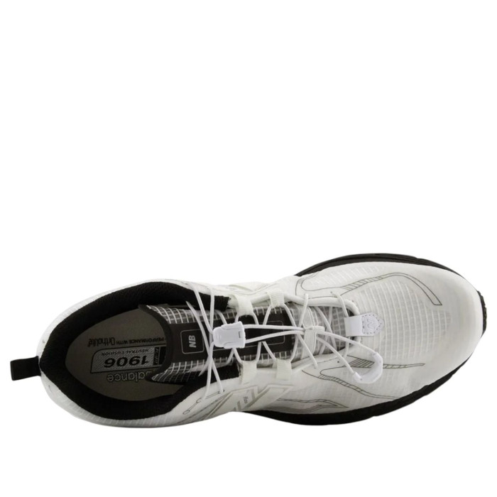 New Balance 1906R No Sew Pack - White Black - мужская сетка размеров New Balance 1906R No Sew Pack - White Black - мужская сетка размеров