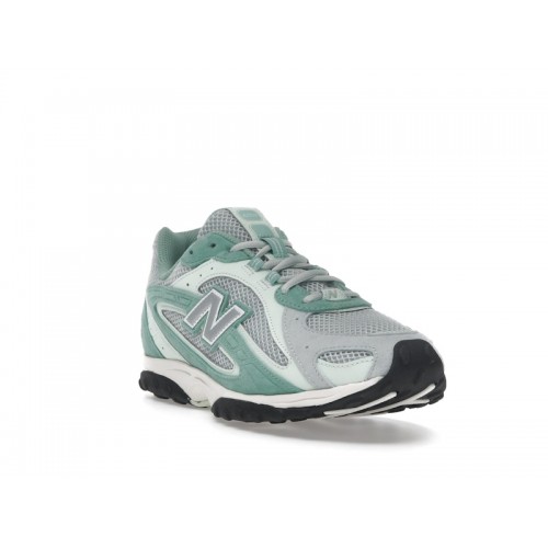 Кроссы New Balance 204L Kith Green Silver - мужская сетка размеров