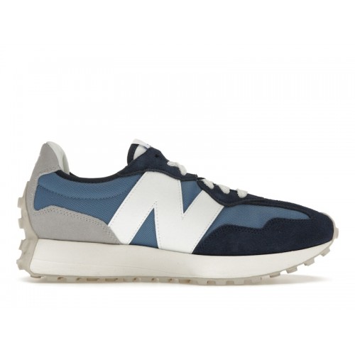 Кроссы New Balance 327 University Blue Navy White - мужская сетка размеров