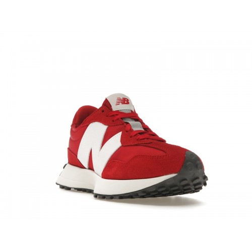 Кроссы New Balance 327 Red White - мужская сетка размеров