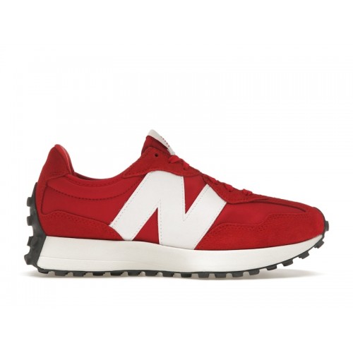 Кроссы New Balance 327 Red White - мужская сетка размеров