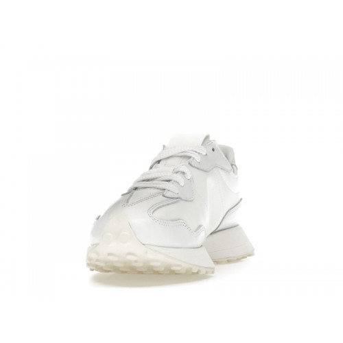 Кроссы New Balance 327 White Leather - мужская сетка размеров