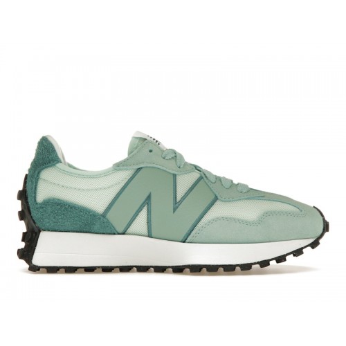Кроссы New Balance 327 Grey Blue Castlerock - мужская сетка размеров