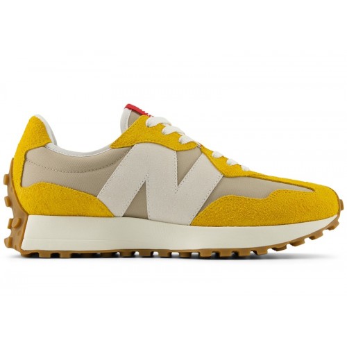 Кроссы New Balance 327 Varsity Gold Beige - мужская сетка размеров