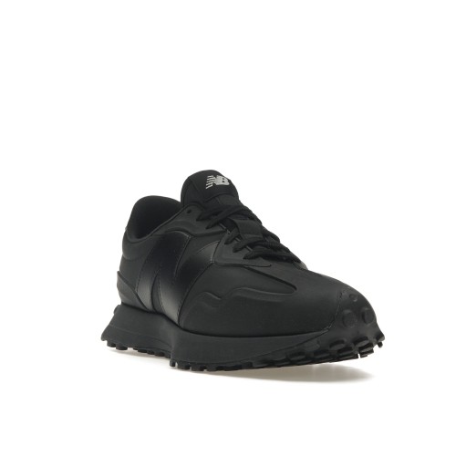 Кроссы New Balance 327 Triple Black Nubuck - мужская сетка размеров
