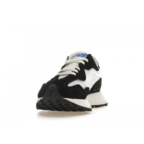 Кроссы New Balance 327 White True Red - мужская сетка размеров