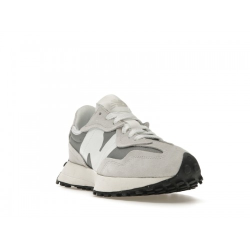 Кроссы New Balance 327 Grey Matter White - мужская сетка размеров