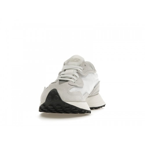 Кроссы New Balance 327 Grey Matter White - мужская сетка размеров