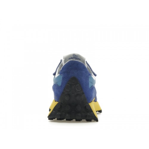 Кроссы New Balance 327 Warped Essentials Marine Blue Yellow - мужская сетка размеров