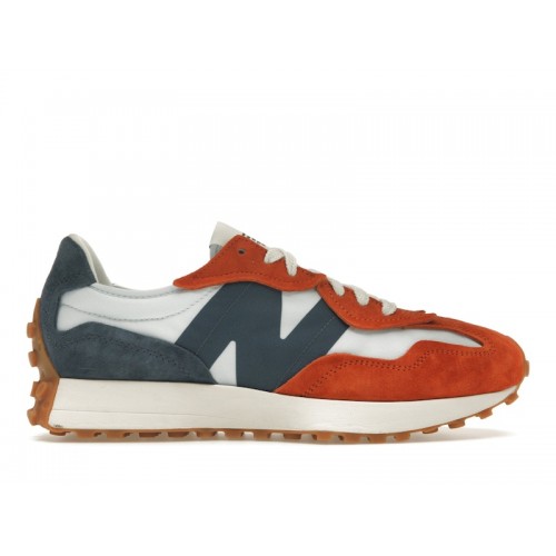 Кроссы New Balance 327 Cayenne Vintage Indigo - мужская сетка размеров